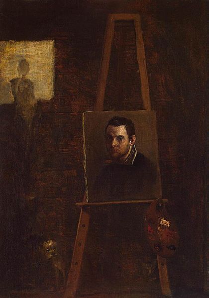 Self-Portrait ca 1604 by Annibale Carracci Hermitage Museum